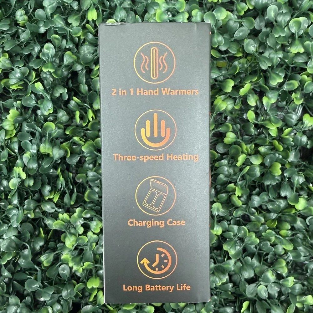 Hand Warmers Rechargeable 2 Pack 14000 mAh Three Speed N3 Ultra‎ Charging Case